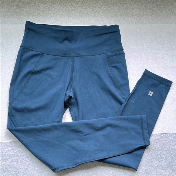 Sweaty Betty The Power 7/8 Leggings‎ with Moisture-Wicking Fabric Wide Waistband - Picture 2 of 9